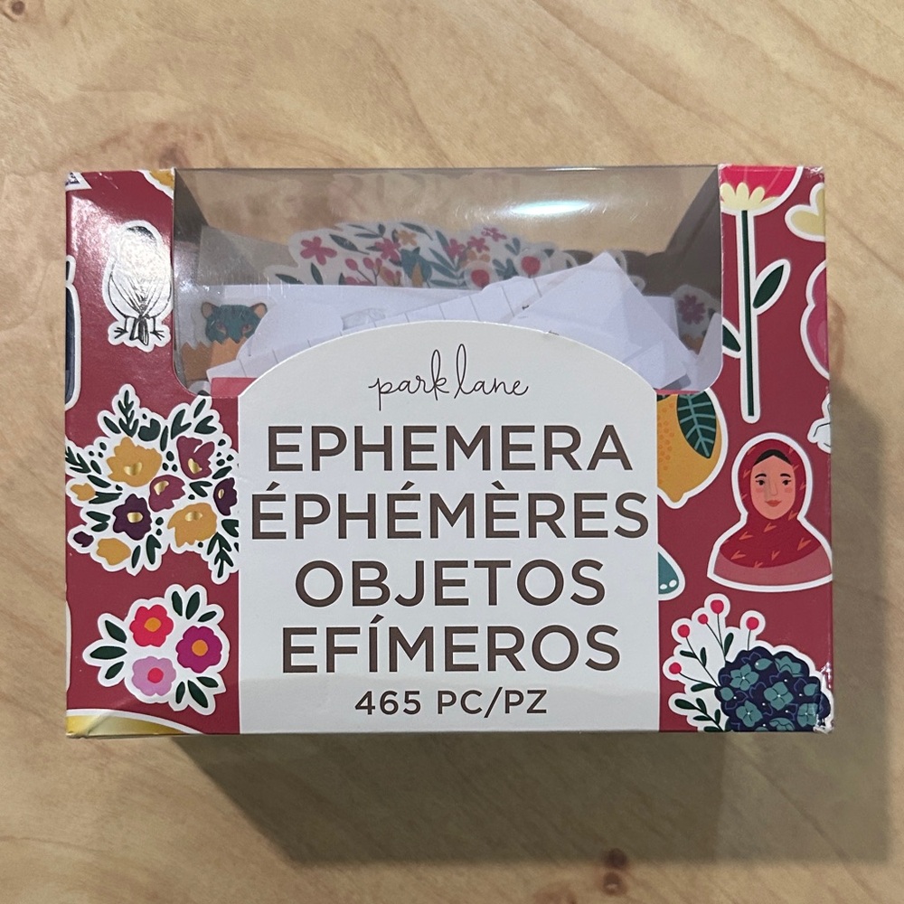 Park Lane Floral and Character Ephemera Set